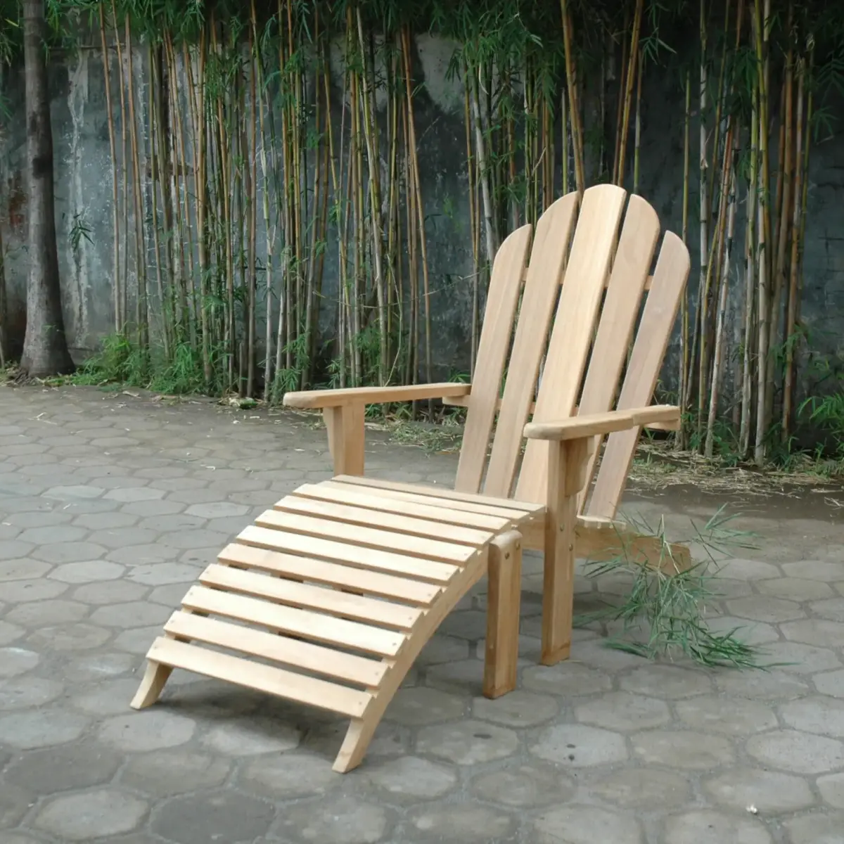 Anderson Teak - Adirondack With Ottoman - Image 1