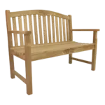 Anderson Teak - 50" Round Rose Bench - Image 2