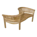 Anderson Teak - Curve Love Seat 59"W 28"D 32"H