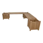 Anderson Teak - Planter Bench (2 bench + 3 planter box) - Image 4