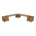 Anderson Teak - Planter Bench (2 bench + 3 planter box) - Image 5