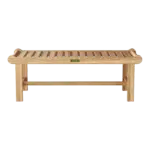 Anderson Teak - Cambridge 2-Seater Backless Bench - Image 2