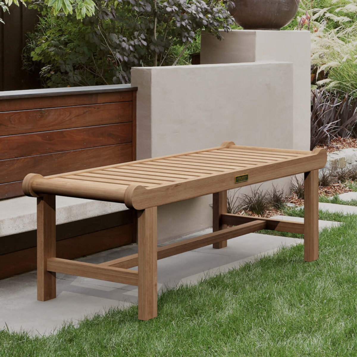 Anderson Teak - Cambridge 2-Seater Backless Bench - Image 1