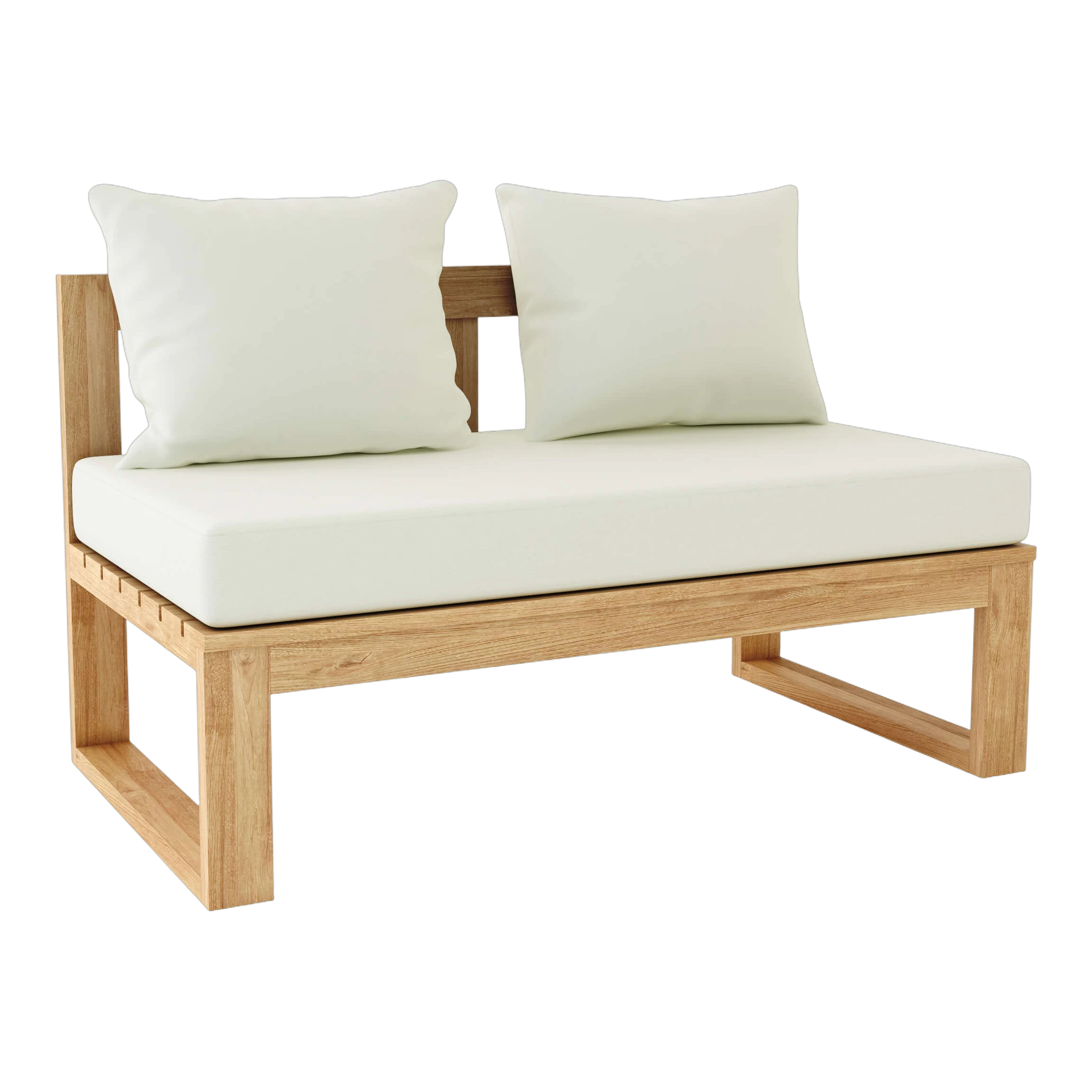 BH-808S_CANVAS_NATURAL_1 Anderson Teak - Straight Modular Deep Seating - Image 7