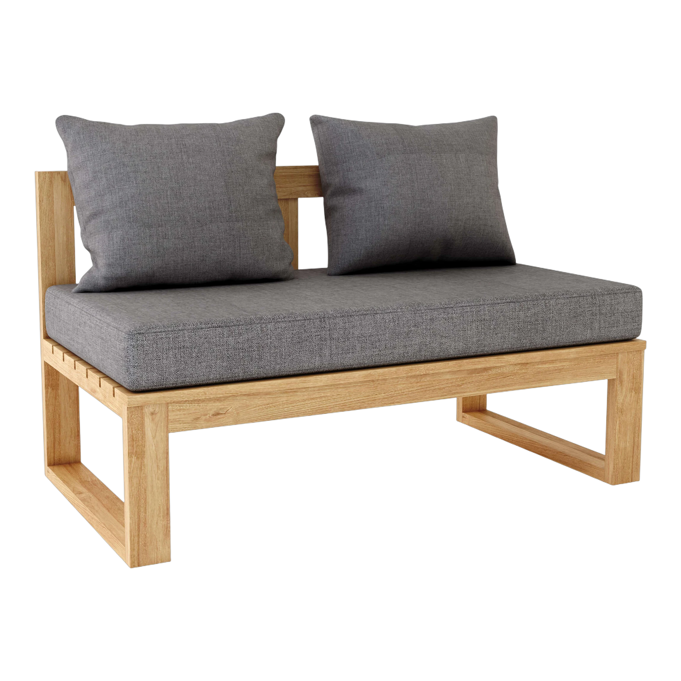 BH-808S_CAST_SLATE_1 Anderson Teak - Straight Modular Deep Seating - Image 1