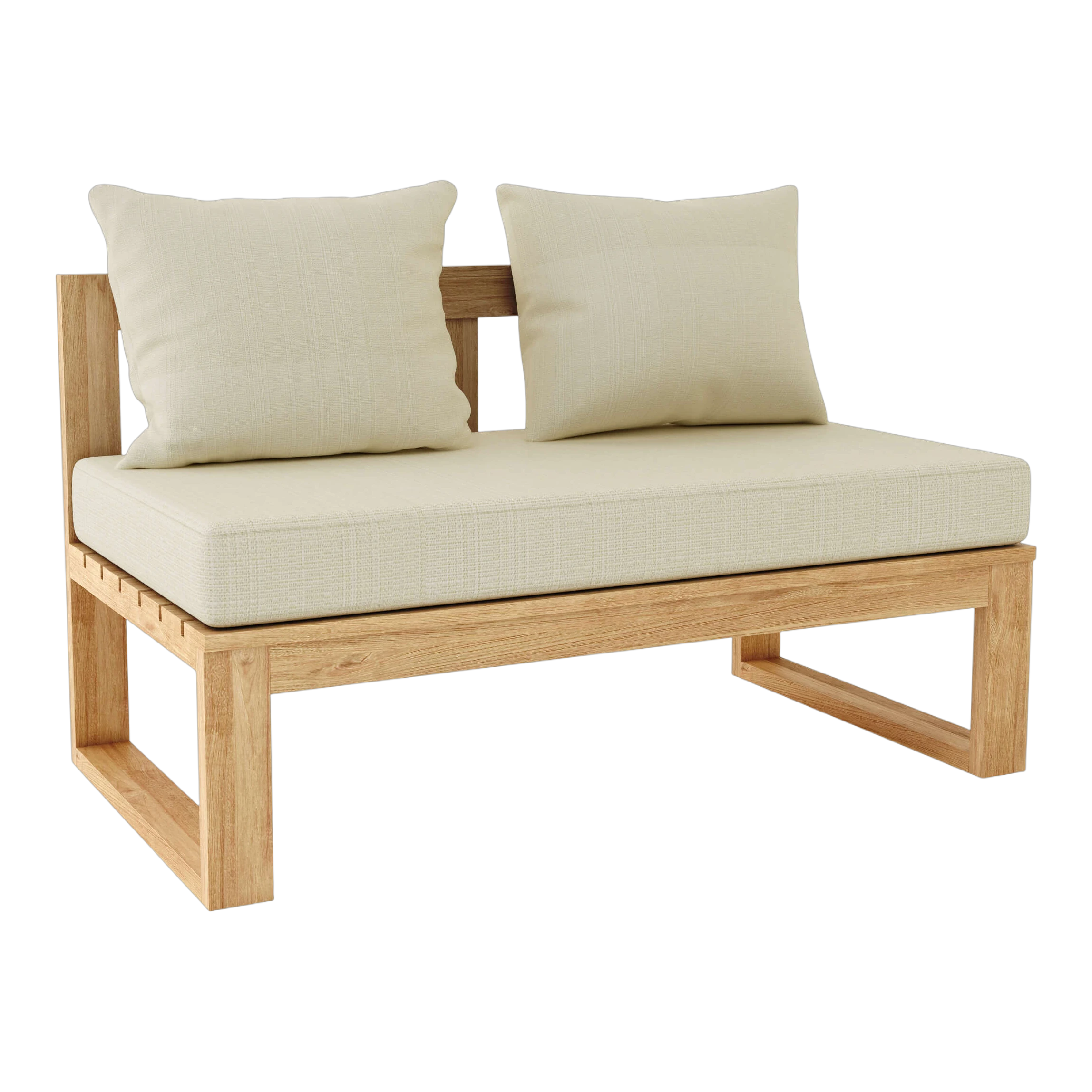 BH-808S_LINEN_ANTIQUE_BEIGE_1 Anderson Teak - Straight Modular Deep Seating - Image 3
