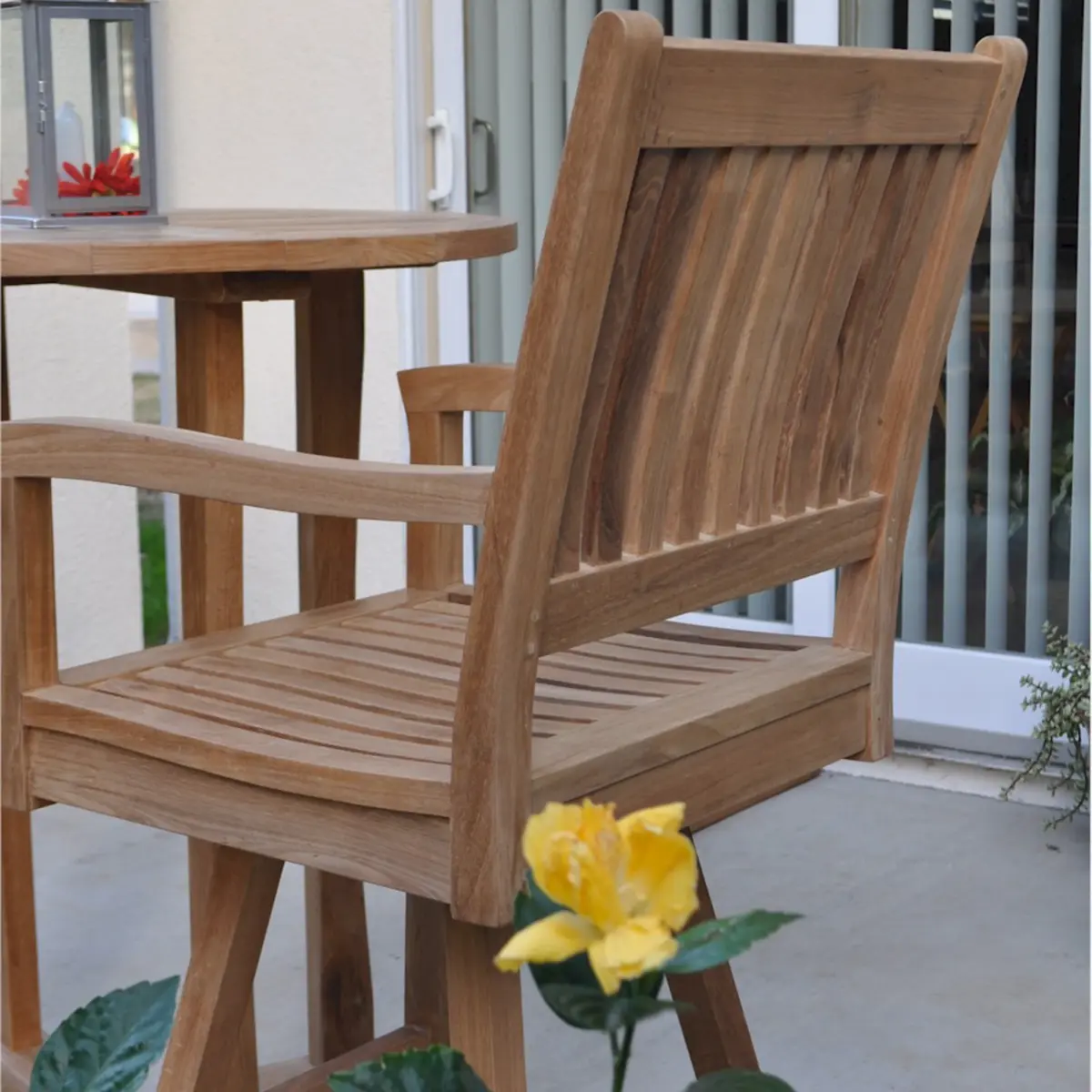 Anderson Teak - Rialto Swivel Bar Armhair - Image 4