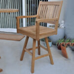 Anderson Teak - Rialto Swivel Bar Armhair - Image 7