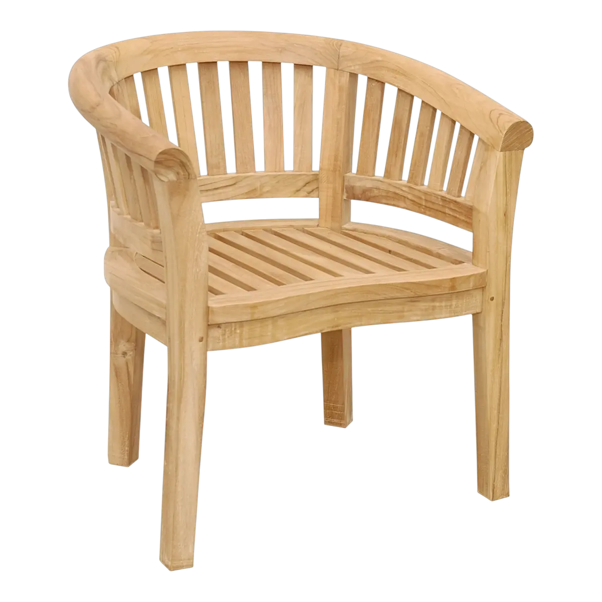Anderson Teak - Curve Armchair Extra Thick Wood - Image 1
