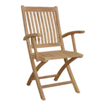 Anderson Teak - Tropico Folding Armchair (sell & price per 2 chairs only) - Image 2