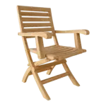 Anderson Teak - Andrew Folding Armchair (sell & price per 2 chairs only)