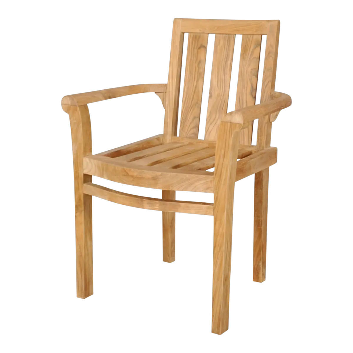 Anderson Teak - Classic Stackable Armchair (Fully Built & 4 pcs in a box) - Image 1