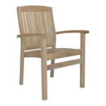Anderson Teak - Sahara Stackable Dining Armchair