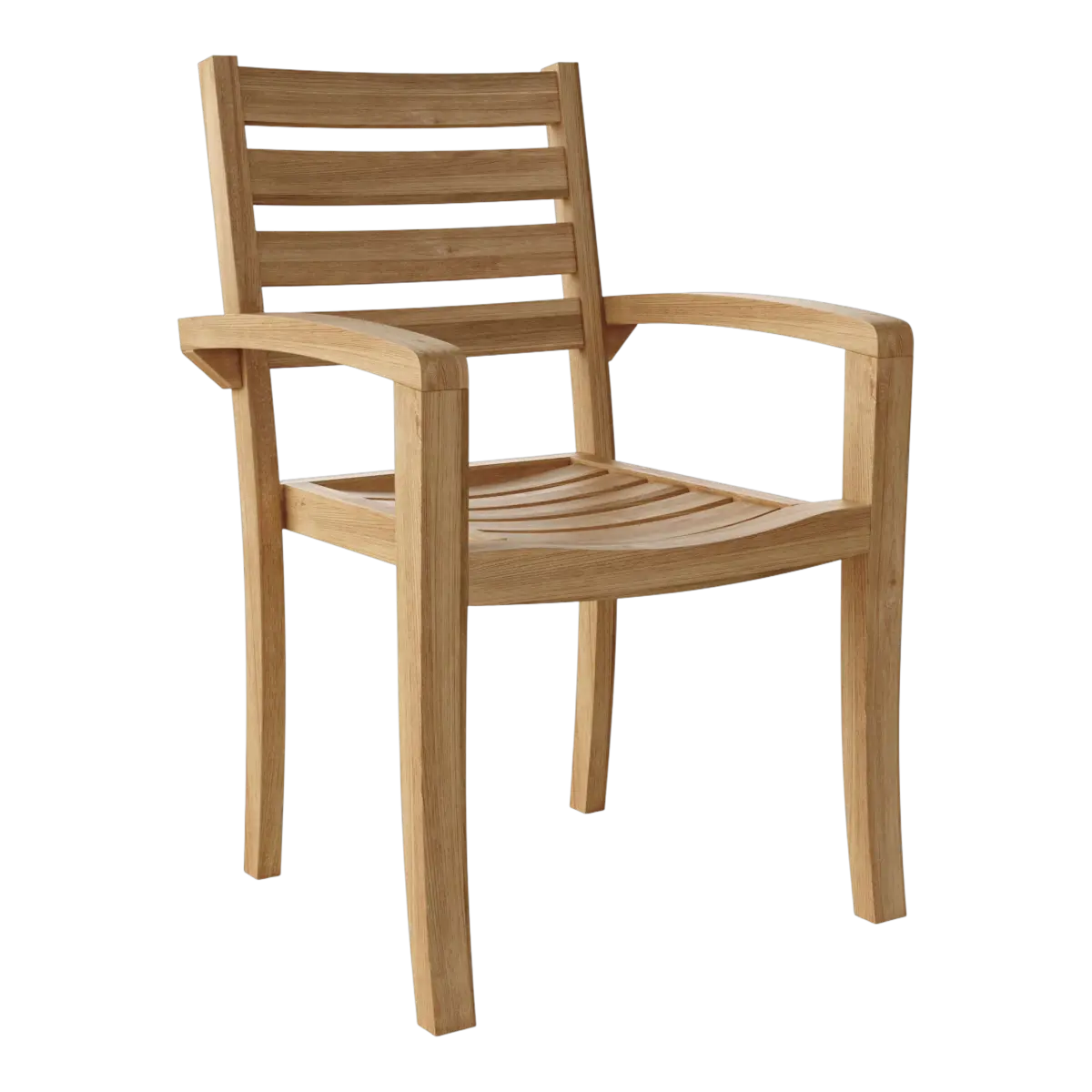 Anderson Teak - Catalina Stackable Armchair (Fully Built & 4 pcs in a box) - Image 1