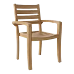 Anderson Teak - Catalina Stackable Armchair (Fully Built & 4 pcs in a box)