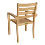Anderson Teak - Catalina Stackable Armchair (Fully Built & 4 pcs in a box) - Image 2