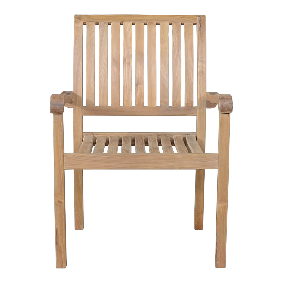 Anderson Teak - Aspen Stackable Armchair (Fully Built & 4 pcs in a box) - Image 2