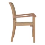 Anderson Teak - Aspen Stackable Armchair (Fully Built & 4 pcs in a box) - Image 5