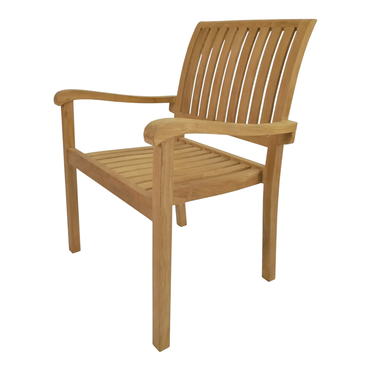Anderson Teak - Aspen Stackable Armchair (Fully Built & 4 pcs in a box) - Image 3