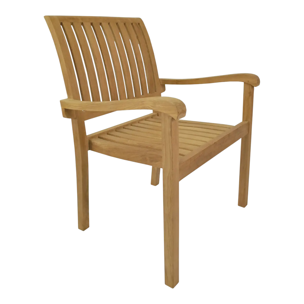 Anderson Teak - Aspen Stackable Armchair (Fully Built & 4 pcs in a box) - Image 1