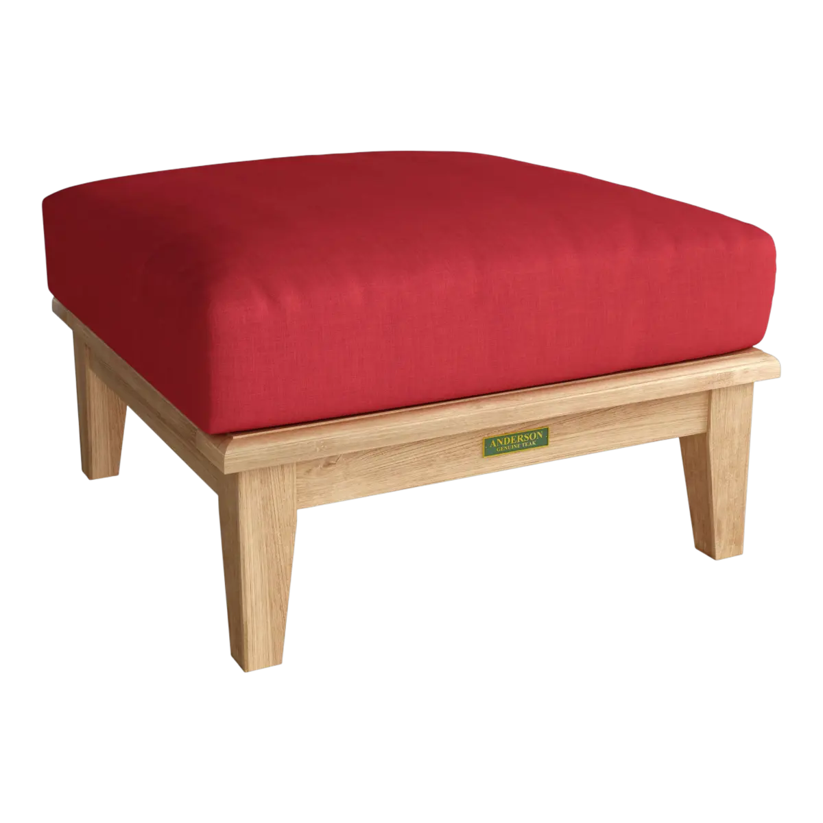 Anderson Teak - Brianna Ottoman + Cushion - Image 1