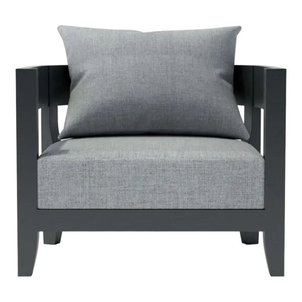 Anderson Teak - Coronado Deep Seating Aluminum Armchair