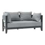 Anderson Teak - Coronado Deep Seating Aluminum Loveseat - Image 2