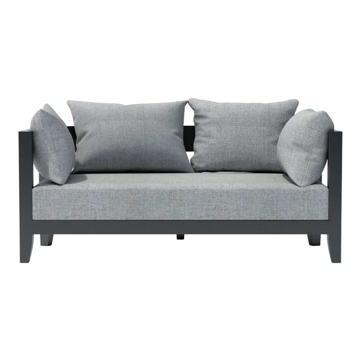 Anderson Teak - Coronado Deep Seating Aluminum Loveseat - Image 1