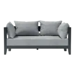 Anderson Teak - Coronado Deep Seating Aluminum Loveseat