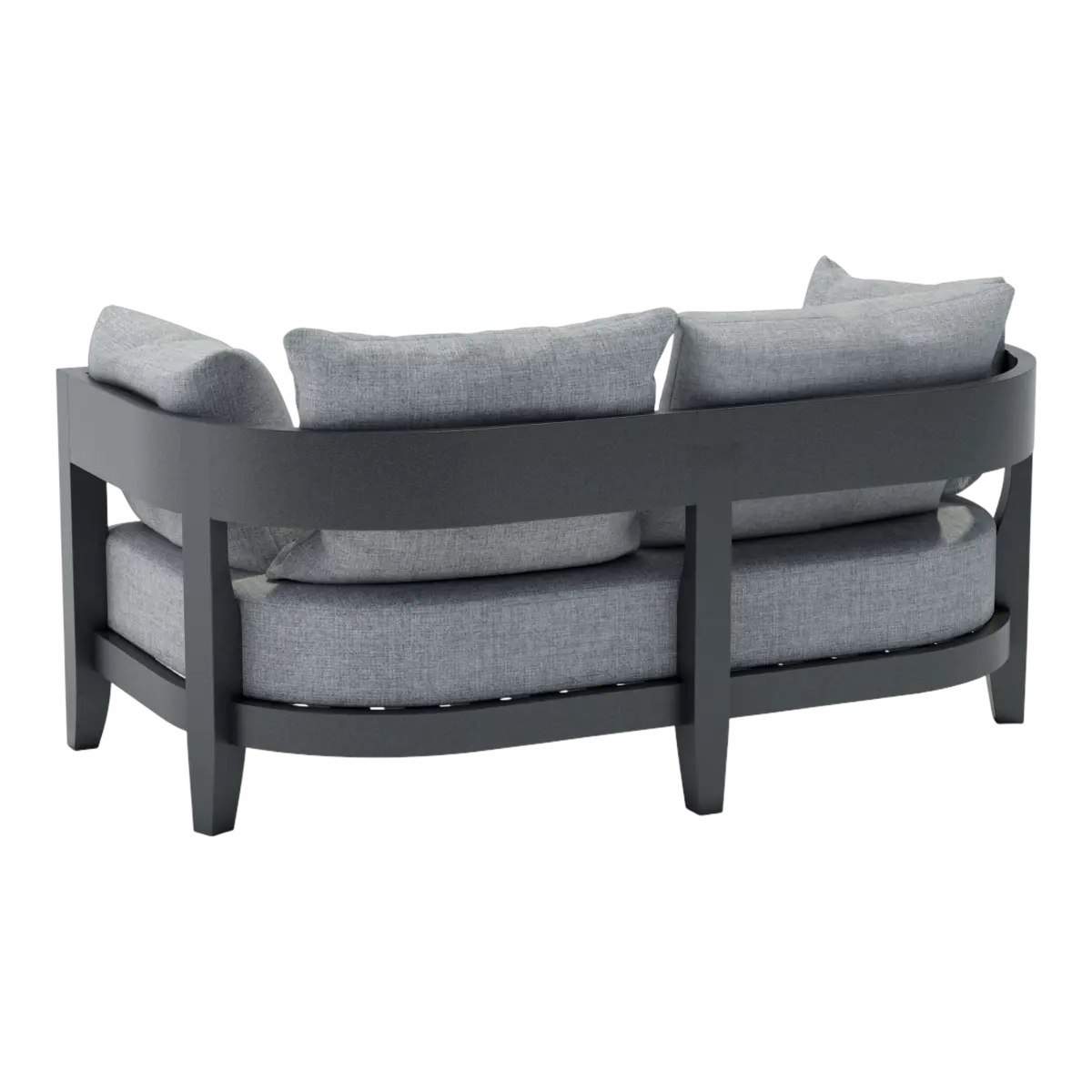 Anderson Teak - Coronado Deep Seating Aluminum Loveseat - Image 3