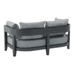 Anderson Teak - Coronado Deep Seating Aluminum Loveseat - Image 3