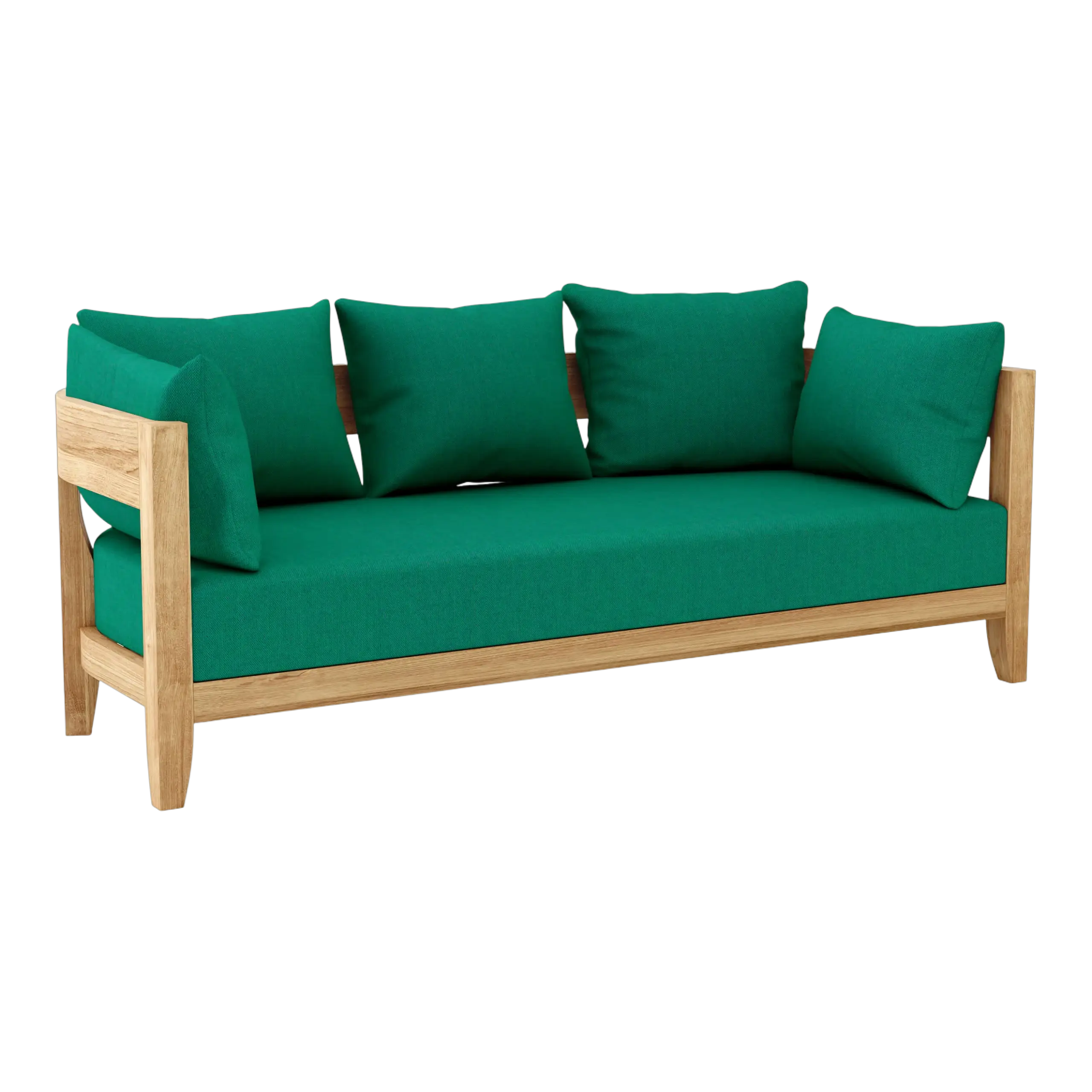 DS-303-CANVAS-FOREST-GREEN Anderson Teak - Coronado Deep Seating Sofa - Image 3