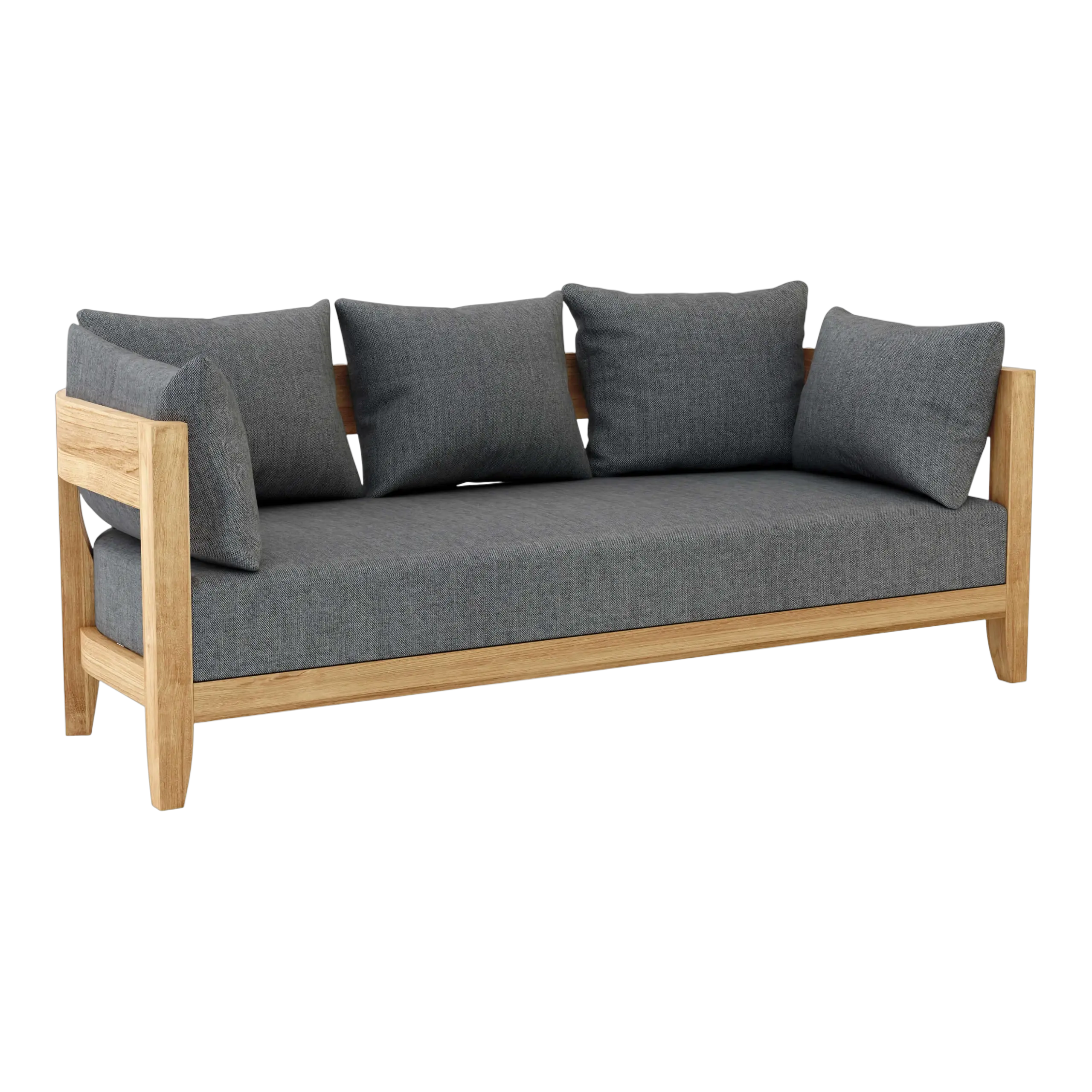 DS-303-CAST-CHARCOAL Anderson Teak - Coronado Deep Seating Sofa - Image 7