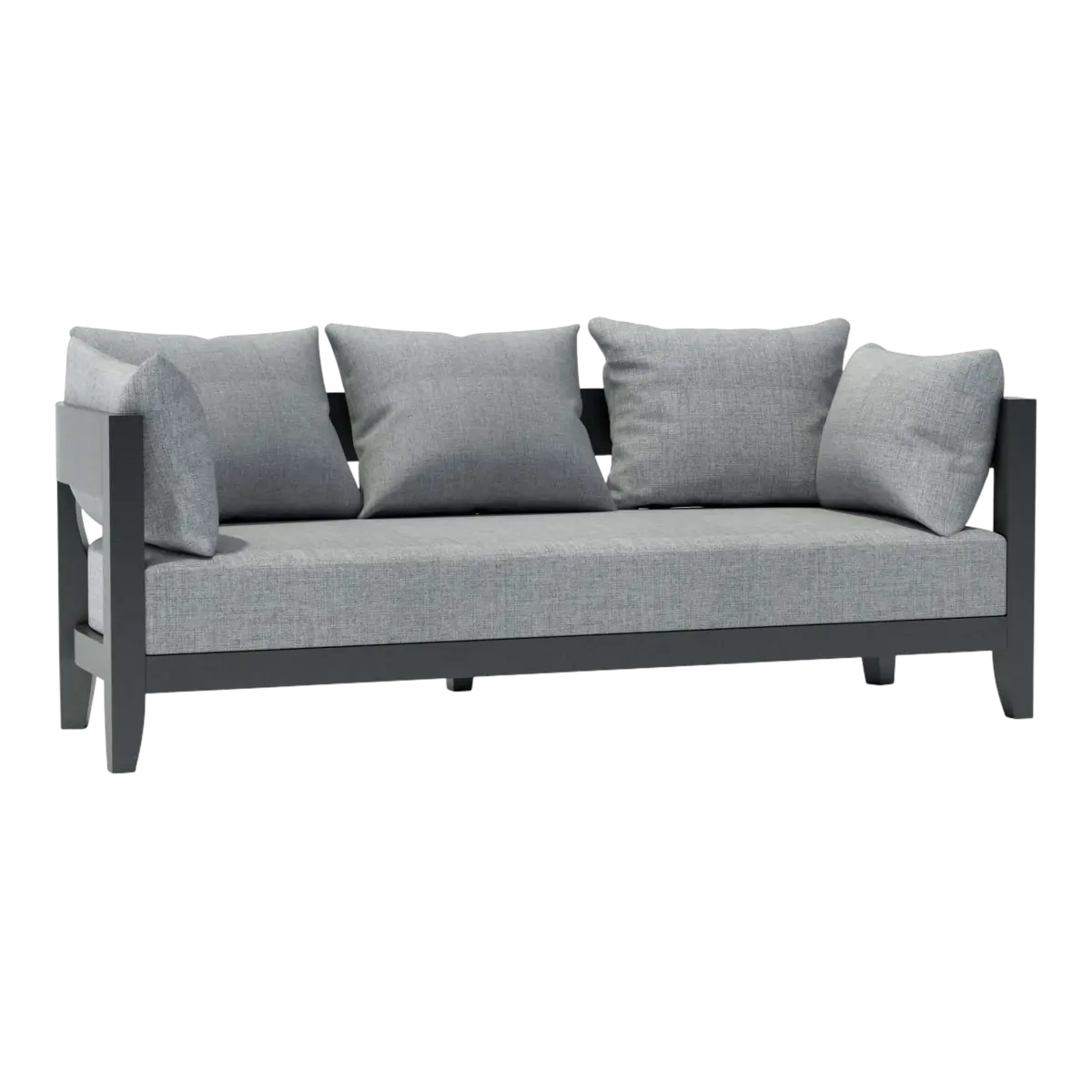 Anderson Teak - SET-171 6-pc Coronado Aluminum Deep Seating Set - Image 7