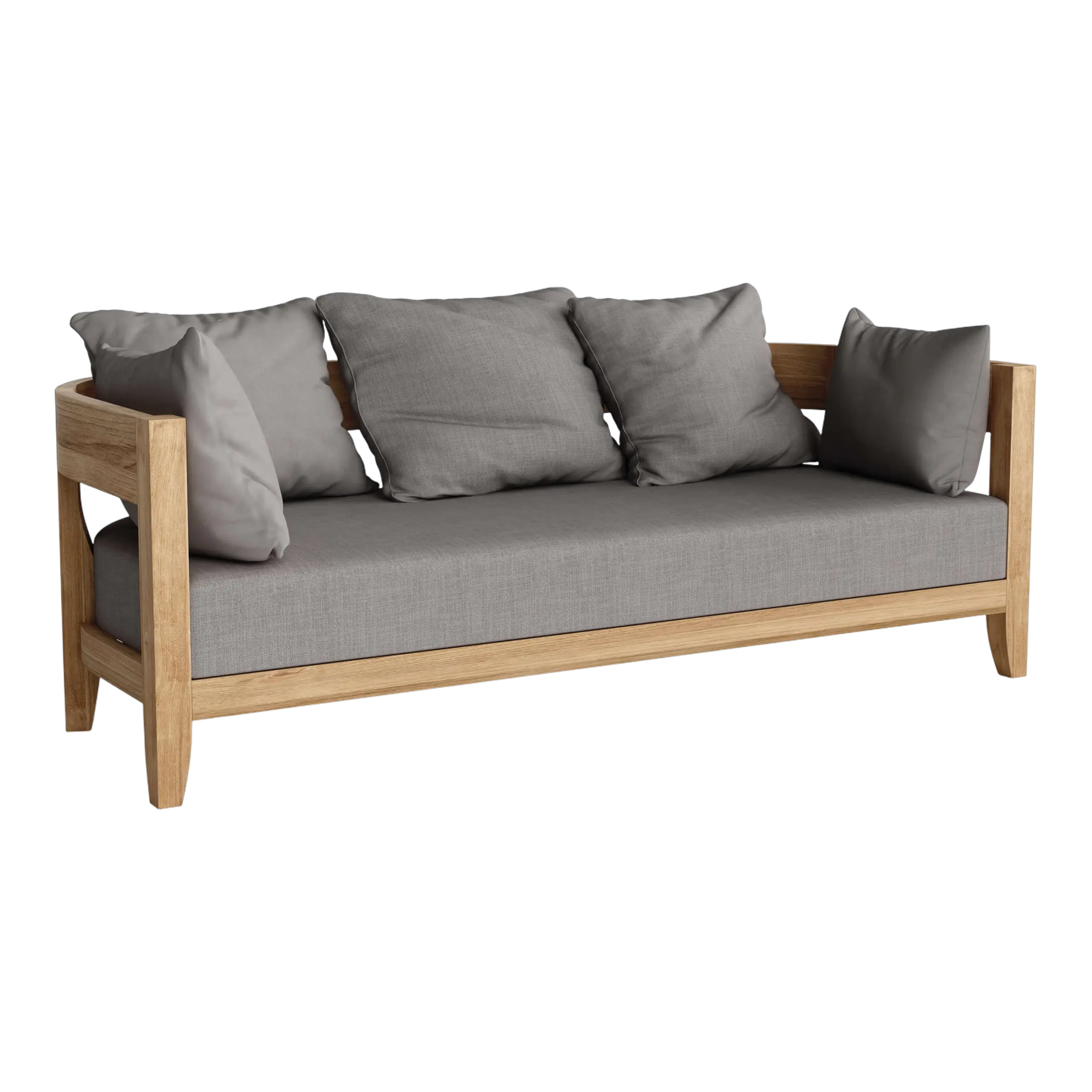 DS-303.1CSlate Anderson Teak - Coronado Deep Seating Sofa - Image 1