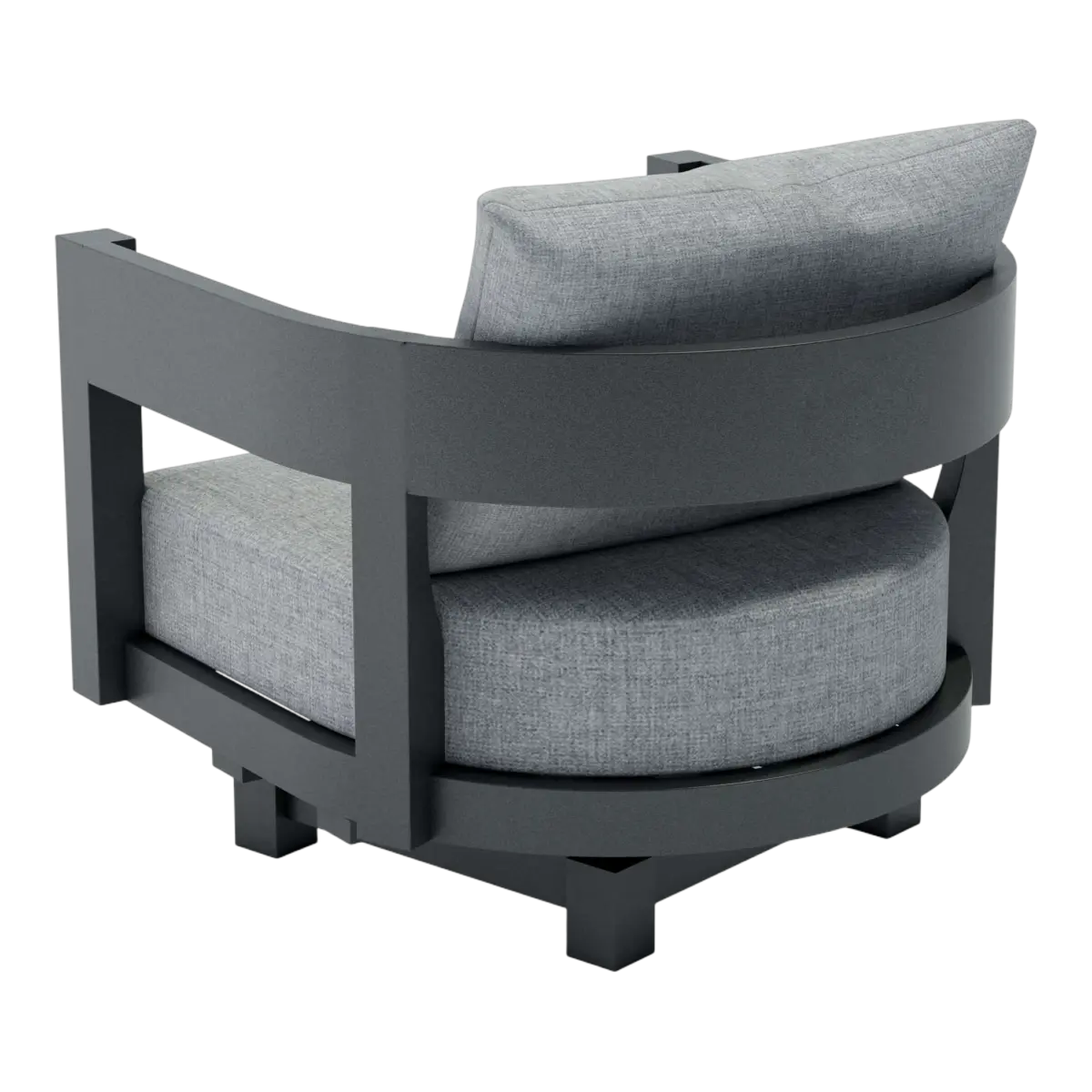 Anderson Teak - Coronado Aluminum Swivel Armchair - Image 3