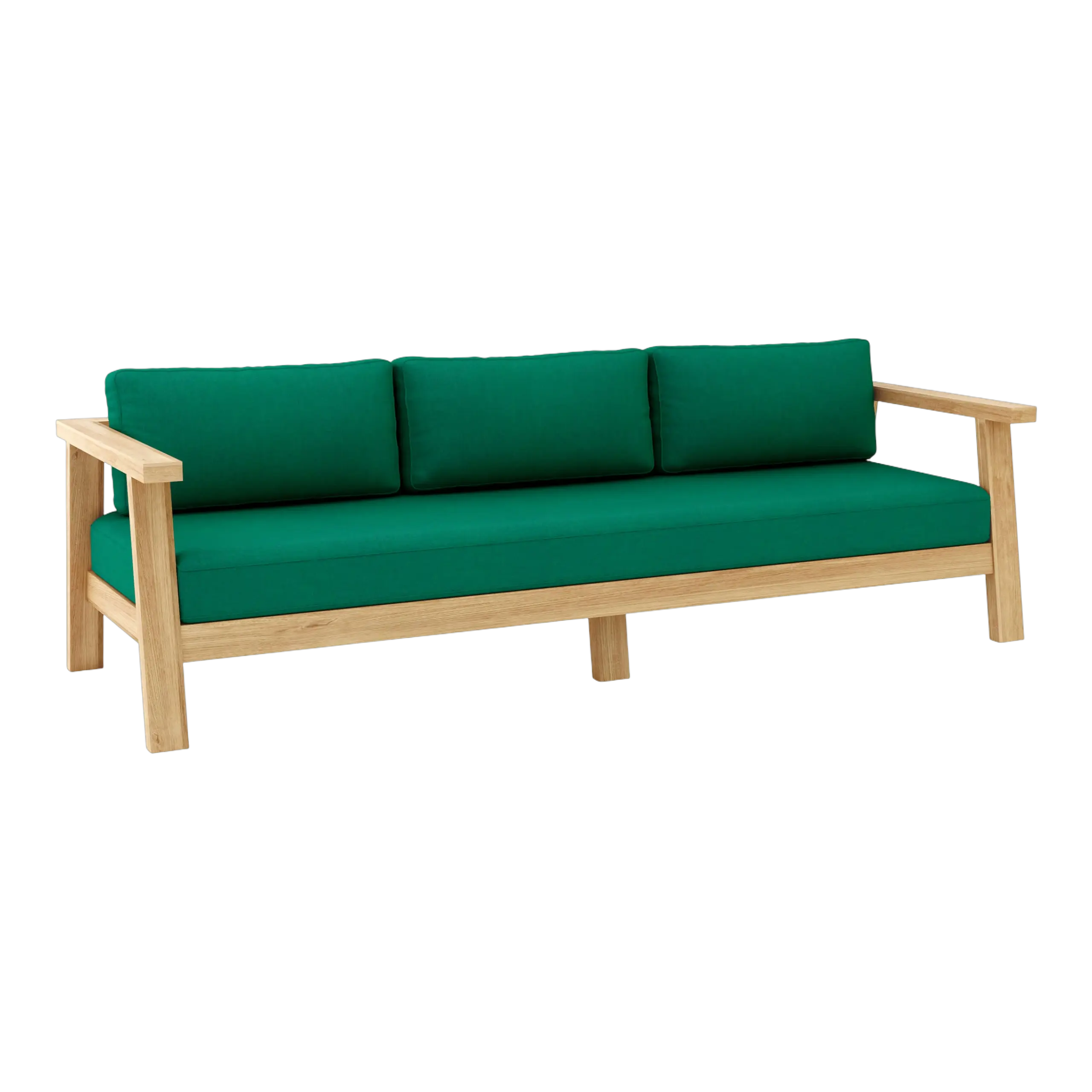 DS-323_CANVAS_FOREST_GREEN_1 Anderson Teak - Palermo Deep Seating Sofa - Image 7