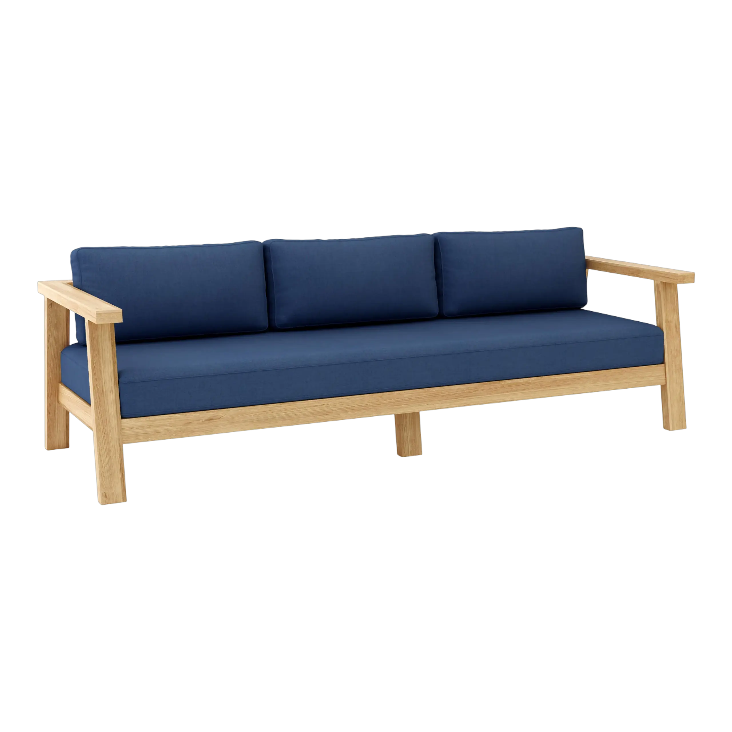 DS-323_CANVAS_NAVY_1 Anderson Teak - Palermo Deep Seating Sofa - Image 5