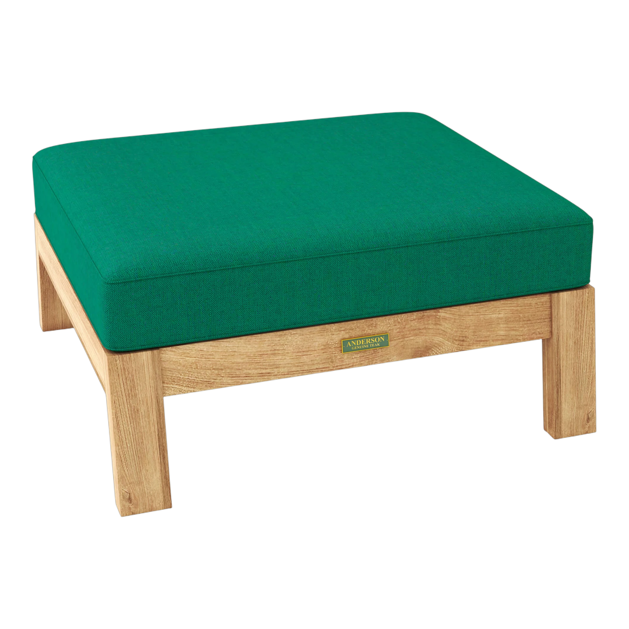 DS-324_CANVAS_FOREST_GREEN_1 Anderson Teak - Palermo Ottoman - Image 7