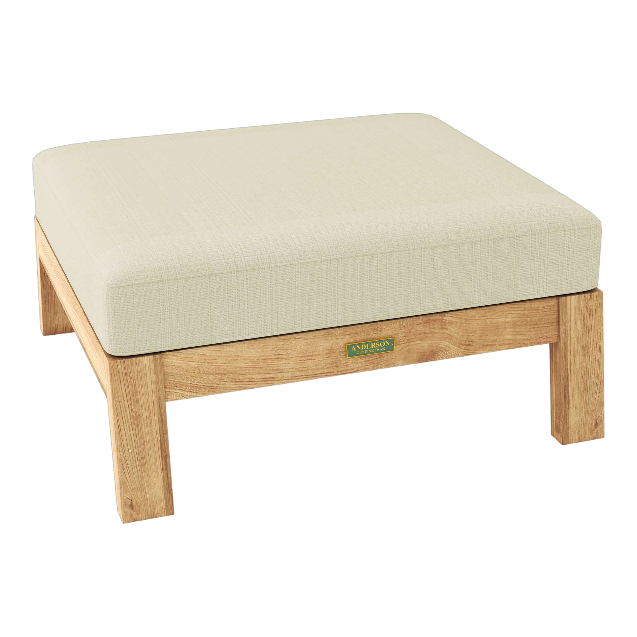 DS-324_LINEN_ANTIQUE_BEIGE_1 Anderson Teak - Palermo Ottoman - Image 3