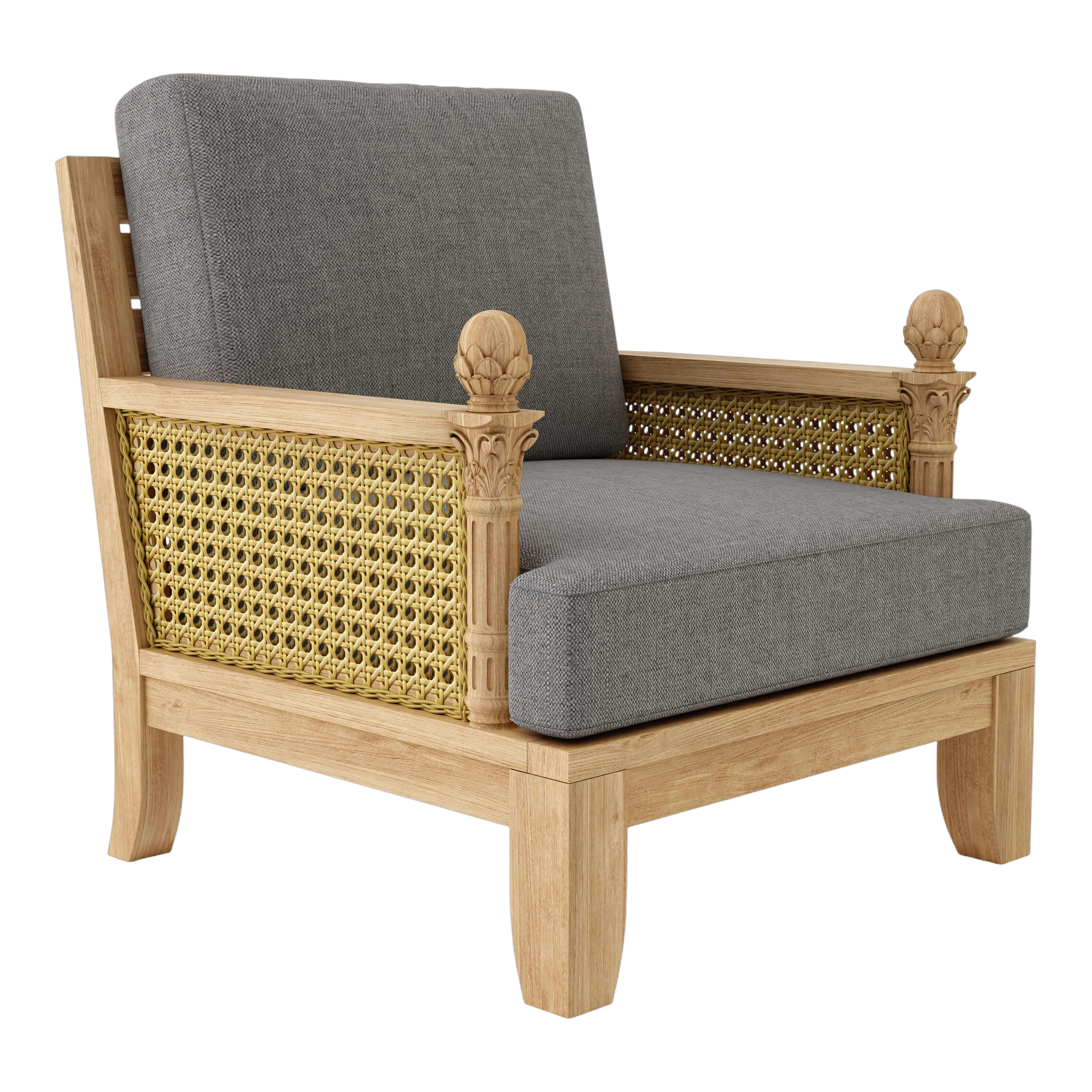 DS-501-CAST-SLATE Anderson Teak - Luxe Armchair - Image 6