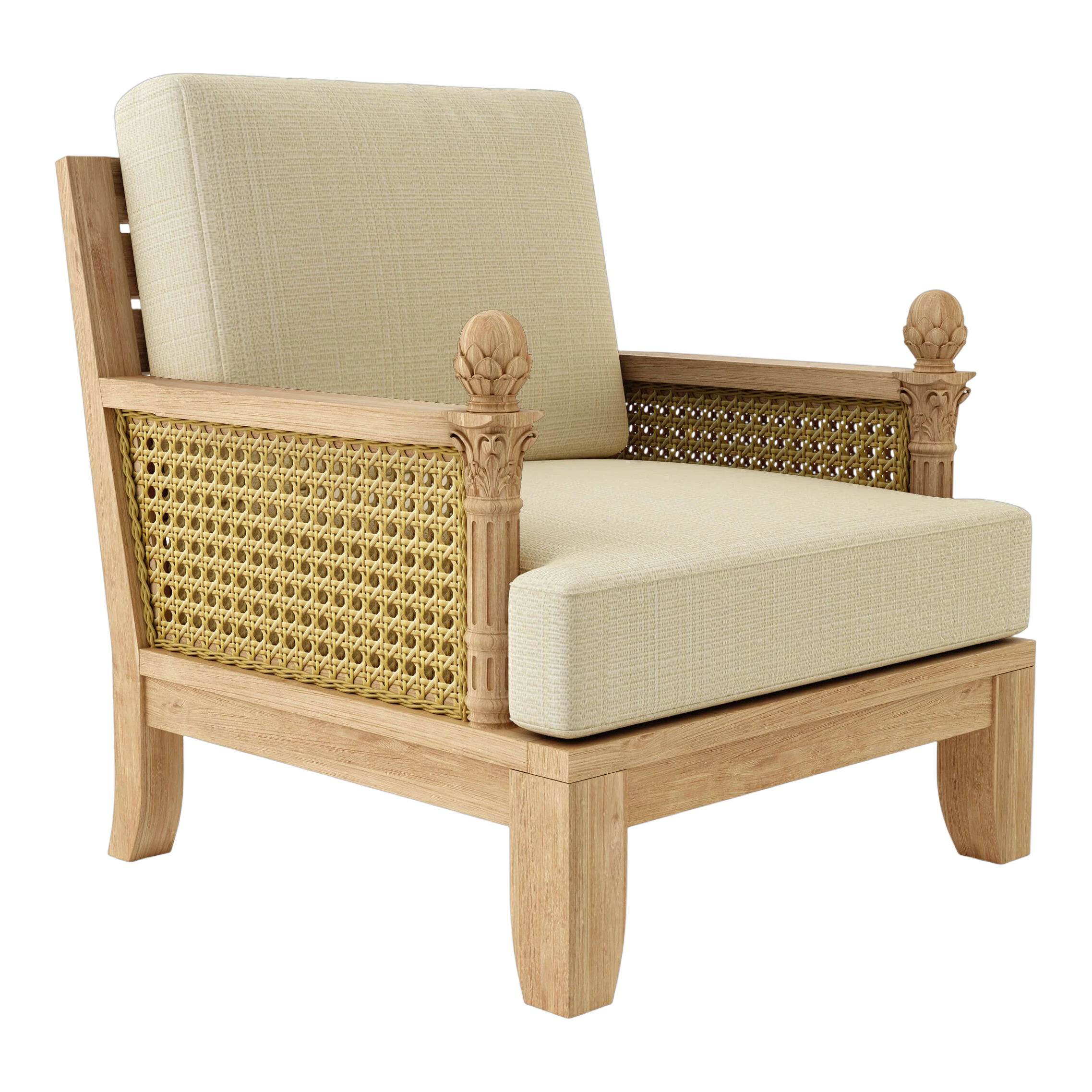 DS-501-LINEN-ANTIQUE-BEIGE Anderson Teak - Luxe Armchair - Image 5