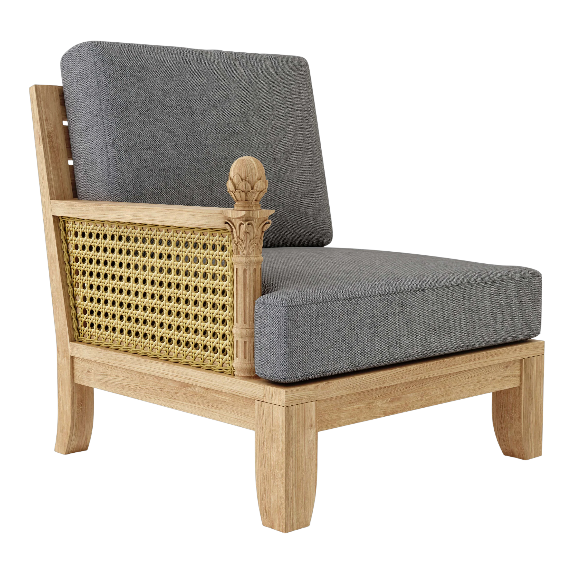 DS-502-CAST-SLATE Anderson Teak - Luxe Right Modular - Image 10