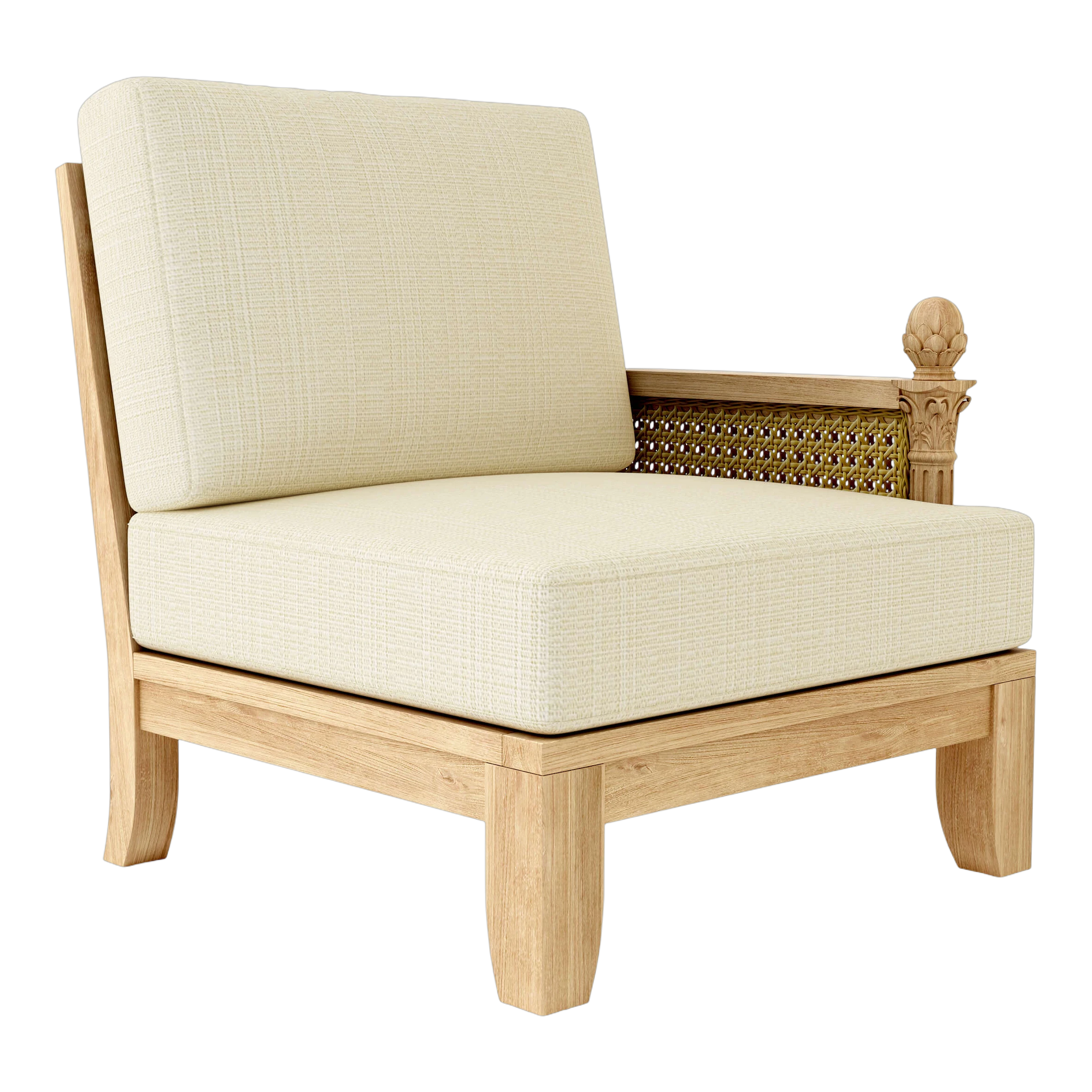DS-503-LINEN-ANTIQUE-BEIGE Anderson Teak - Luxe Left Modular - Image 5