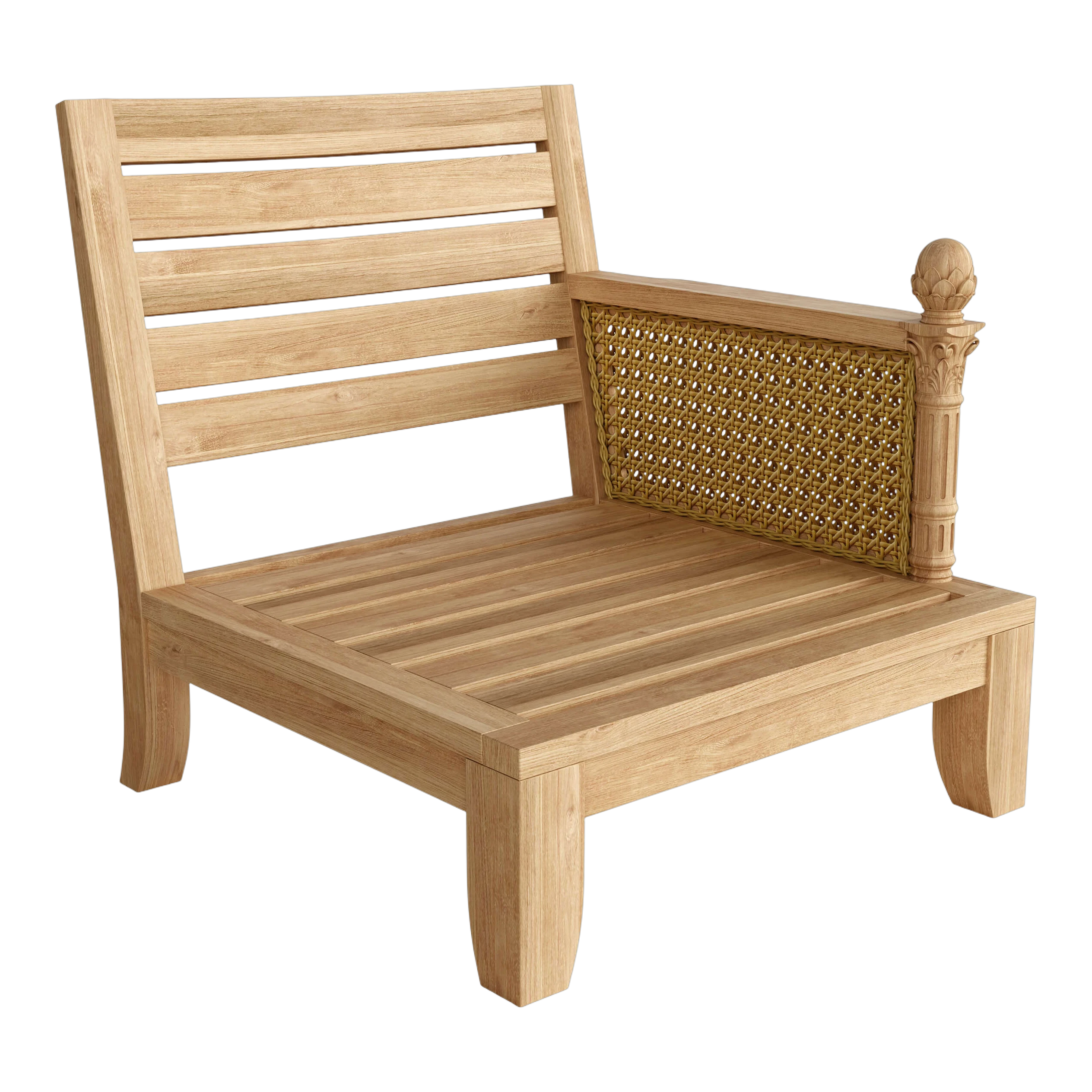 DS-503.03-Luxe-Left-Modular Anderson Teak - Luxe Left Modular - Image 2