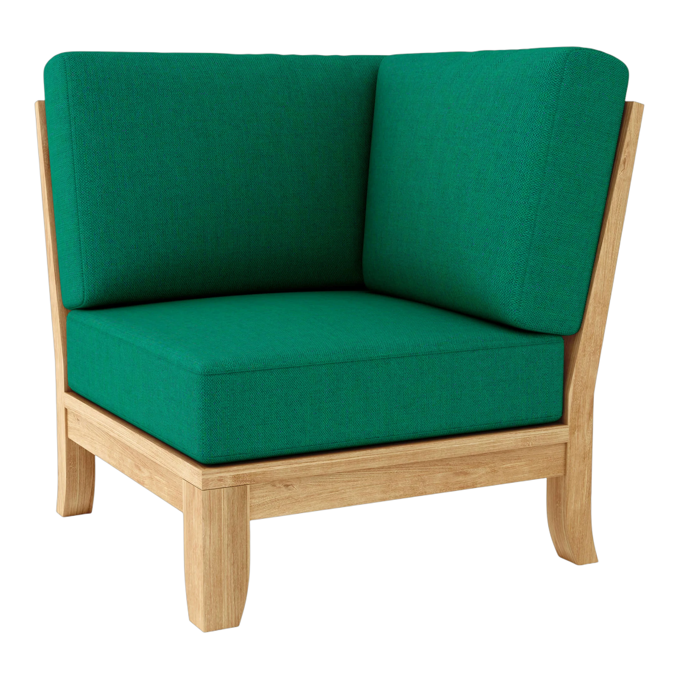 DS-504-CANVAS-FOREST-GREEN Anderson Teak - Luxe Corner Modular - Image 4