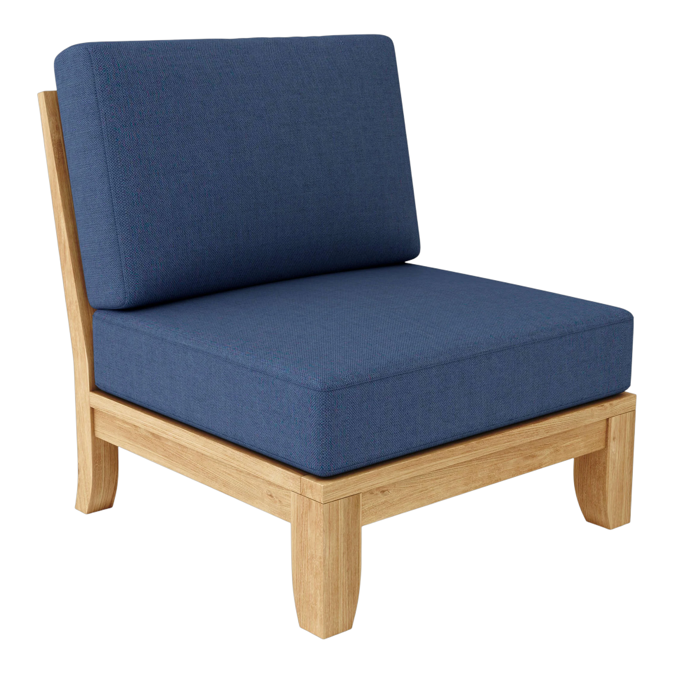 DS-505-CANVAS-NAVY Anderson Teak - Luxe Center Modular - Image 4