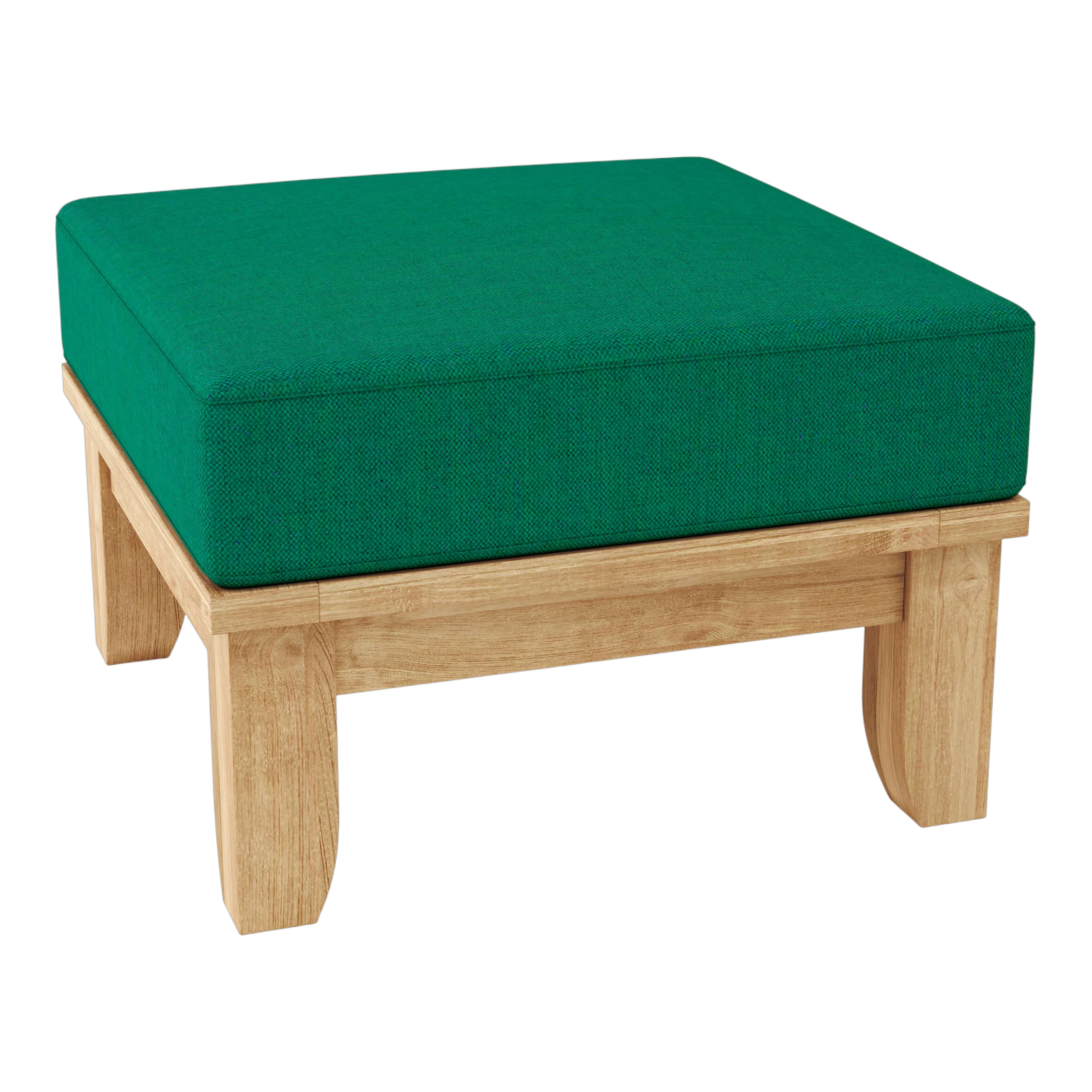 DS-509-CANVAS-FOREST-GREEN Anderson Teak - Luxe Ottoman - Image 3