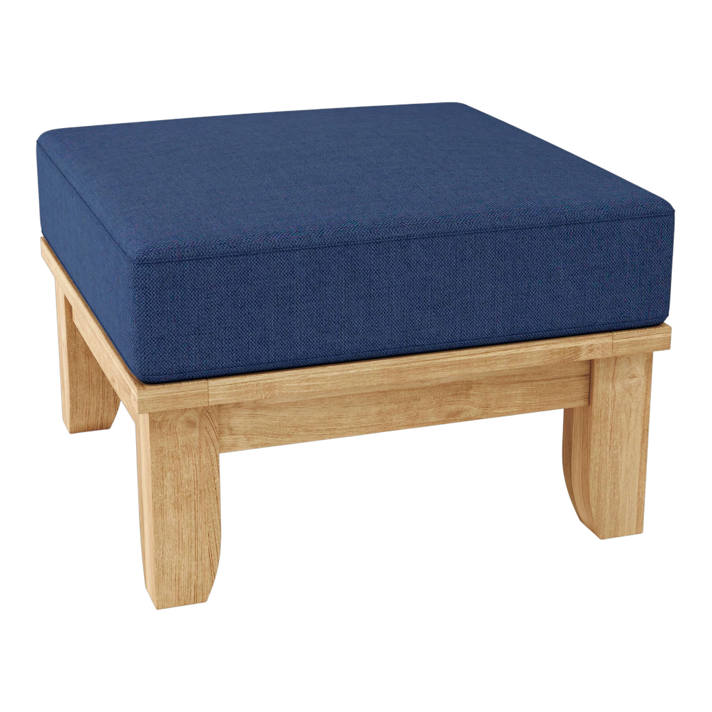 DS-509-CANVAS-NAVY Anderson Teak - Luxe Ottoman - Image 4