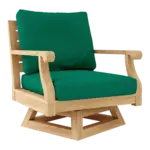Anderson Teak - Riviera Swivel Armchair + Cushion - Image 3